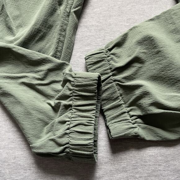 Prana Revenna Jogger Pants Green Ripstop Stretch Drawstring Gorpcore size 2 - Picture 4 of 9